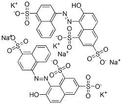 83006-79-5,7-hydroxy-8-[(4-sulpho-1-naphthyl)azo]naphthalene-1,3-disulphonic acid, potassium sodium salt