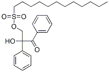 83029-01-0,2-hydroxy-3-oxo-2,3-diphenylpropyl dodecane-1-sulphonate