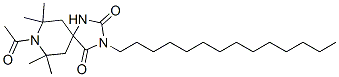 83044-92-2,8-acetyl-3-tetradecyl-7,7,9,9-tetramethyl-1,3,8-triazaspiro[4.5]decane-2,4-dione