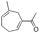 83167-86-6,Ethanone, 1-(6-methyl-1,5-cycloheptadien-1-yl)- (9CI)