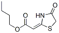 832-06-4,butyl (2E)-2-(4-oxothiazolidin-2-ylidene)acetate
