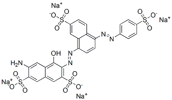 83221-57-2,6-amino-4-hydroxy-3-[[7-sulpho-4-[(4-sulphophenyl)azo]-1-naphthyl]azo]naphthalene-2,7-disulphonic acid, sodium salt