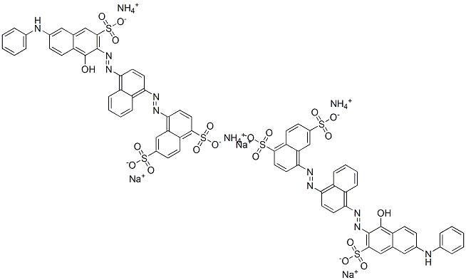 83221-60-7,4-[[4-[[6-anilino-1-hydroxy-3-sulpho-2-naphthyl]azo]-1-naphthyl]azo]naphthalene-1,6-disulphonic acid, ammonium sodium salt