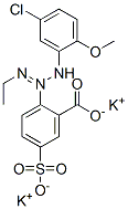 83249-40-5,dipotassium 2-[3-(5-chloro-2-methoxyphenyl)-1-ethyltriazen-2-yl]-5-sulphonatobenzoate