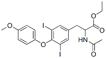 83249-56-3,Ethyl 2-(acetylamino)-3-[3,5-diiodo-4-(4-methoxyphenoxy)phenyl]propanoate