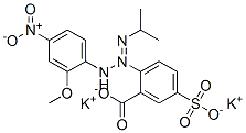 83270-29-5,dipotassium 2-[3-(2-methoxy-4-nitrophenyl)-1-(1-methylethyl)triazen-2-yl]-5-sulphonatobenzoate