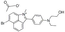 83270-34-2,6-bromo-2-[4-[ethyl(2-hydroxyethyl)amino]phenyl]-1-methylbenz[cd]indolium acetate