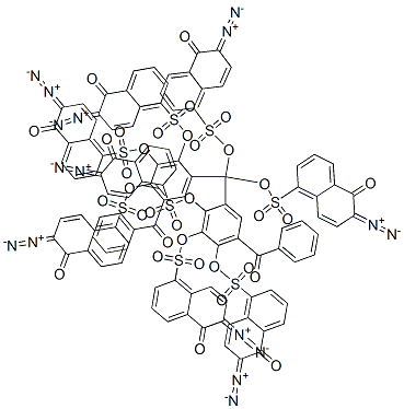 83346-78-5,methylenebis(6-benzoylbenzene-1,2,3,4-tetrayl) octakis(6-diazo-5,6-dihydro-5-oxonaphthalene-1-sulphonate)