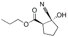 834886-17-8,Cyclopentanecarboxylic acid, 2-cyano-2-hydroxy-, propyl ester, (1R,2R)- (9CI)