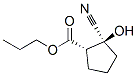 834886-29-2,Cyclopentanecarboxylic acid, 2-cyano-2-hydroxy-, propyl ester, (1S,2S)- (9CI)