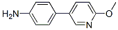 835876-03-4,Benzenamine, 4-(6-methoxy-3-pyridinyl)- (9CI)