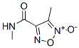 83644-90-0,1,2,5-Oxadiazole-3-carboxamide,  N,4-dimethyl-,  5-oxide