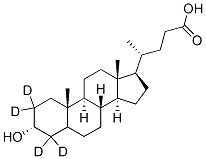 83701-16-0,LITHOCHOLIC-2,2,4,4-D4 ACID