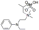 83732-78-9,[2-(ethylphenylamino)ethyl][2-hydroxypropyl]dimethylammonium hydrogen sulphate