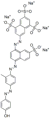 83733-25-9,tetrasodium 7-[[4-[[4-[(4-hydroxyphenyl)azo]-2-methylphenyl]azo]-7-sulphonato-1-naphthyl]azo]naphthalene-1,3,5-trisulphonate