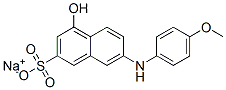83763-36-4,sodium 4-hydroxy-7-[(4-methoxyphenyl)amino]naphthalene-2-sulphonate