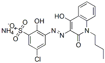 83784-10-5,ammonium 3-[(1-butyl-1,2-dihydro-4-hydroxy-2-oxo-3-quinolyl)azo]-5-chloro-2-hydroxybenzenesulphonate