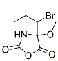83791-36-0,2,5-Oxazolidinedione,  4-(1-bromo-2-methylpropyl)-4-methoxy-