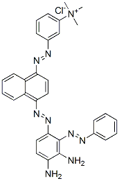 83803-98-9,3-[[4-[[diamino(phenylazo)phenyl]azo]-1-naphthyl]azo]-N,N,N-trimethylanilinium chloride