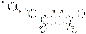 83846-56-4,disodium 4-amino-5-hydroxy-3-[[4-[(4-hydroxyphenyl)azo]phenyl]azo]-6-(phenylazo)naphthalene-2,7-disulphonate