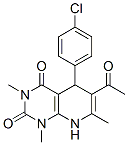 838845-69-5,6-ACETYL-5-(4-CHLOROPHENYL)-1,3,7-TRIMETHYL-5,8-DIHYDROPYRIDO[2,3-D]PYRIMIDINE-2,4(1H,3H)-DIONE