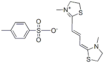 83898-24-2,4,5-dihydro-3-methyl-2-[3-(3-methylthiazolidin-2-ylidene)prop-1-enyl]thiazolium toluene-p-sulphonate