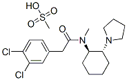 83913-05-7,TRANS-(+/-)-3,4-DICHLORO-N-METHYL-N-(2-[1-PYRROLIDINYL]CYCLOHEXYL)-BENZENEACETAMIDE METHANESULFONATE SALT