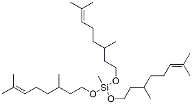 83918-70-1,tris[(3,7-dimethyl-6-octenyl)oxy]methylsilane