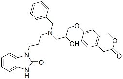 83918-74-5,methyl 4-[3-[[3-(2,3-dihydro-2-oxo-1H-benzimidazol-1-yl)propyl]benzylamino]-2-hydroxypropoxy]phenylacetate
