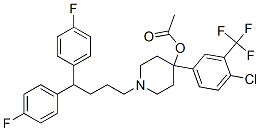 83918-76-7,1-[4,4-bis(4-fluorophenyl)butyl]-4-[4-chloro-3-(trifluoromethyl)phenyl]piperidin-4-yl acetate