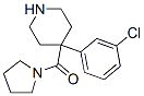 83949-26-2,1-[[4-(3-chlorophenyl)-4-piperidyl]carbonyl]pyrrolidine