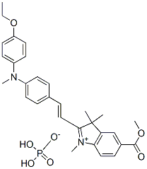 83949-64-8,2-[2-[4-[(4-ethoxyphenyl)methylamino]phenyl]vinyl]-5-(methoxycarbonyl)-1,3,3-trimethyl-3H-indolium dihydrogen phosphate