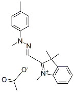 83949-71-7,1,3,3-trimethyl-2-[[methyl(p-tolyl)hydrazono]methyl]-3H-indolium acetate