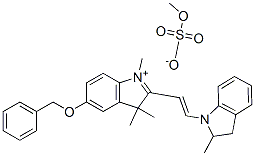83949-84-2,2-[2-(2,3-dihydro-2-methyl-1H-indol-1-yl)vinyl]-1,3,3-trimethyl-5-(phenylmethoxy)-3H-indolium methyl sulphate