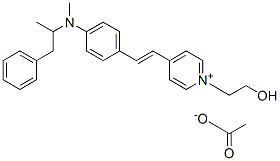 83950-14-5,4-[2-[4-[benzylmethyl(ethyl)amino]phenyl]vinyl]-1-(2-hydroxyethyl)pyridinium acetate