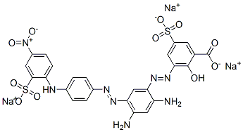 83968-52-9,trisodium 3-[[2,4-diamino-5-[[4-[(4-nitro-2-sulphonatophenyl)amino]phenyl]azo]phenyl]azo]-5-sulphonatosalicylate