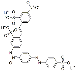 83968-54-1,trilithium 2-[2-(4-nitro-2-sulphonatophenyl)vinyl]-5-[[4-[(4-sulphonatophenyl)azo]phenyl]-O,N,N-azoxy]benzenesulphonate