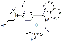 83968-80-3,1-ethyl-2-[1,2,3,4-tetrahydro-1-(2-hydroxyethyl)-2,2,4-trimethyl-6-quinolyl]benz[cd]indolium dihydrogen phosphate