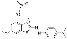 83968-82-5,2-[[4-(dimethylamino)phenyl]azo]-6-methoxy-3-methylbenzothiazolium acetate