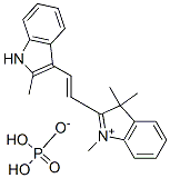 83969-07-7,1,3,3-trimethyl-2-[2-(2-methyl-1H-indol-3-yl)vinyl]-3H-indolium dihydrogen phosphate