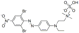 83969-16-8,[2-[[4-[(2,6-dibromo-4-nitrophenyl)azo]phenyl]ethylamino]ethyl]trimethylammonium hydrogen sulphate