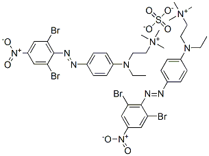 83969-17-9,bis[[2-[[4-[(2,6-dibromo-4-nitrophenyl)azo]phenyl]ethylamino]ethyl]trimethylammonium] sulphate