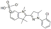 83969-22-6,2-[1-(2-chlorophenyl)-4,5-dihydro-5-methyl-1H-pyrazol-3-yl]-1,3,3-trimethyl-3H-indolium hydrogen sulphate