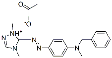 84000-82-8,1,4-dimethyl-5-[[4-[methylbenzylamino]phenyl]azo]-1H-1,2,4-triazolium acetate