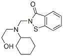 84012-53-3,2-[[cyclohexyl(2-hydroxyethyl)amino]methyl]-1,2-benzisothiazol-3(2H)-one