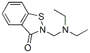 84012-58-8,2-[(diethylamino)methyl]-1,2-benzisothiazol-3(2H)-one