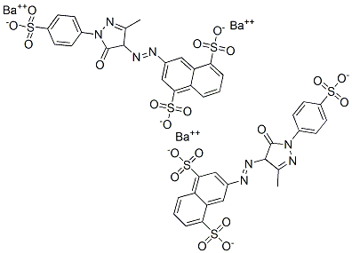 84029-82-3,3-[[4,5-dihydro-3-methyl-5-oxo-1-(4-sulphonatophenyl)-1H-pyrazol-4-yl]azo]naphthalene-1,5-disulphonic acid, barium salt