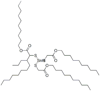 84030-43-3,decyl 4-[[2-(decyloxy)-2-oxoethyl]thio]-4-dodecyl-7-oxo-8-oxa-3,5-dithia-4-stannaoctadecanoate