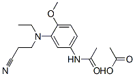 84030-50-2,N-[3-[(2-cyanoethyl)ethylamino]-4-methoxyphenyl]acetamide monoacetate