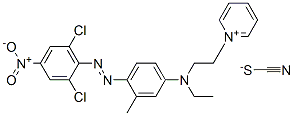 84051-86-5,1-[2-[[4-[(2,6-dichloro-4-nitrophenyl)azo]-m-tolyl]ethylamino]ethyl]pyridinium thiocyanate